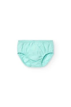 Abitino a maglia per neonata di colore verde