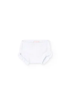Abitino in popeline per bambina in colore beige