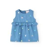 Abito in maglia per bambina con stampa