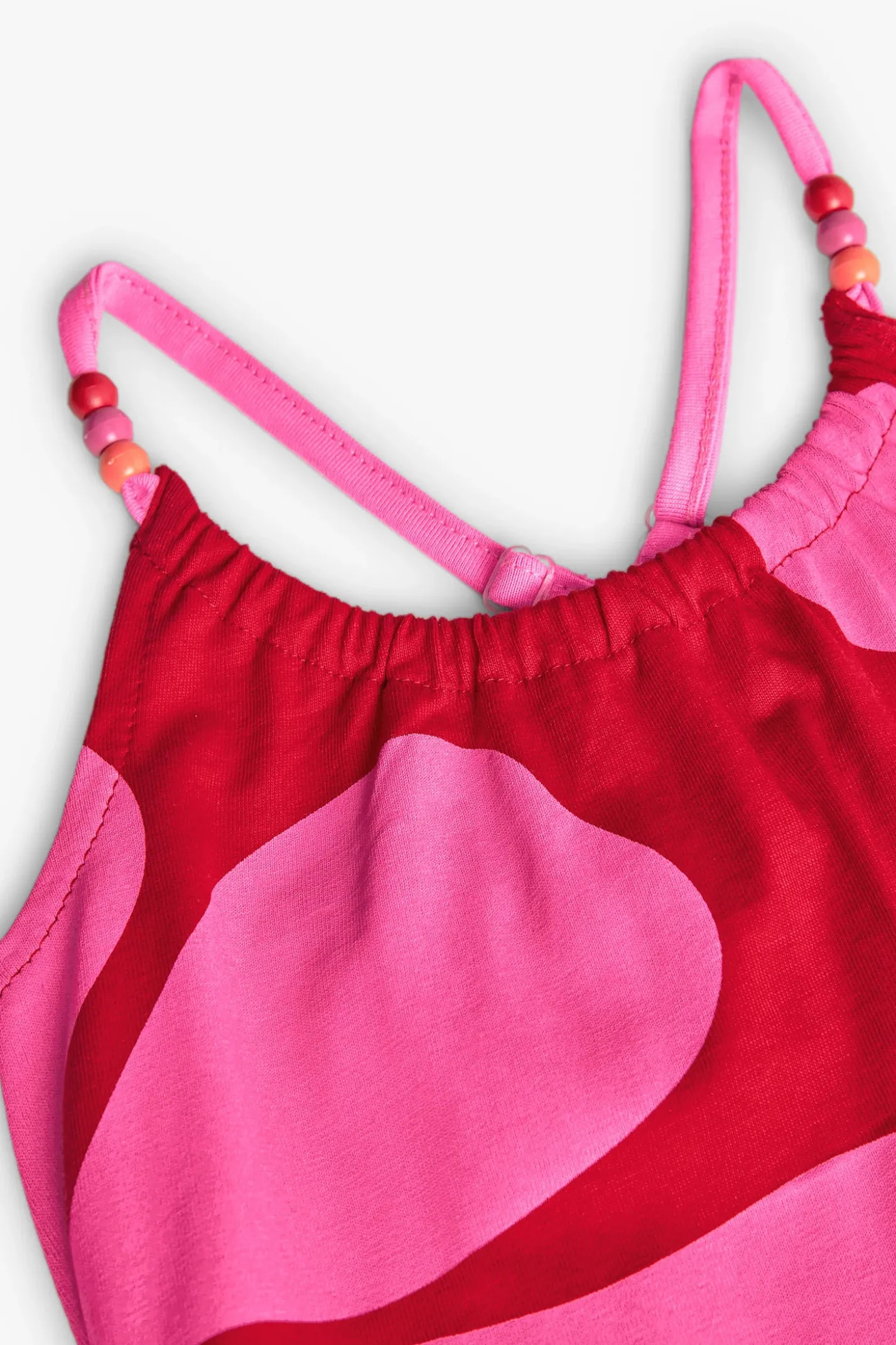 Abito in maglia per bambina di colore granato