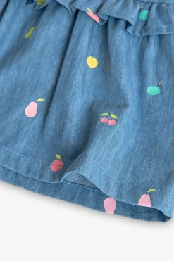 Abito in maglia per bambina con stampa