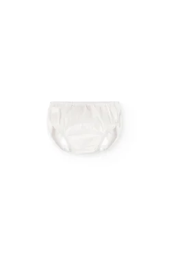 Abito in maglia per neonata di colore bianco