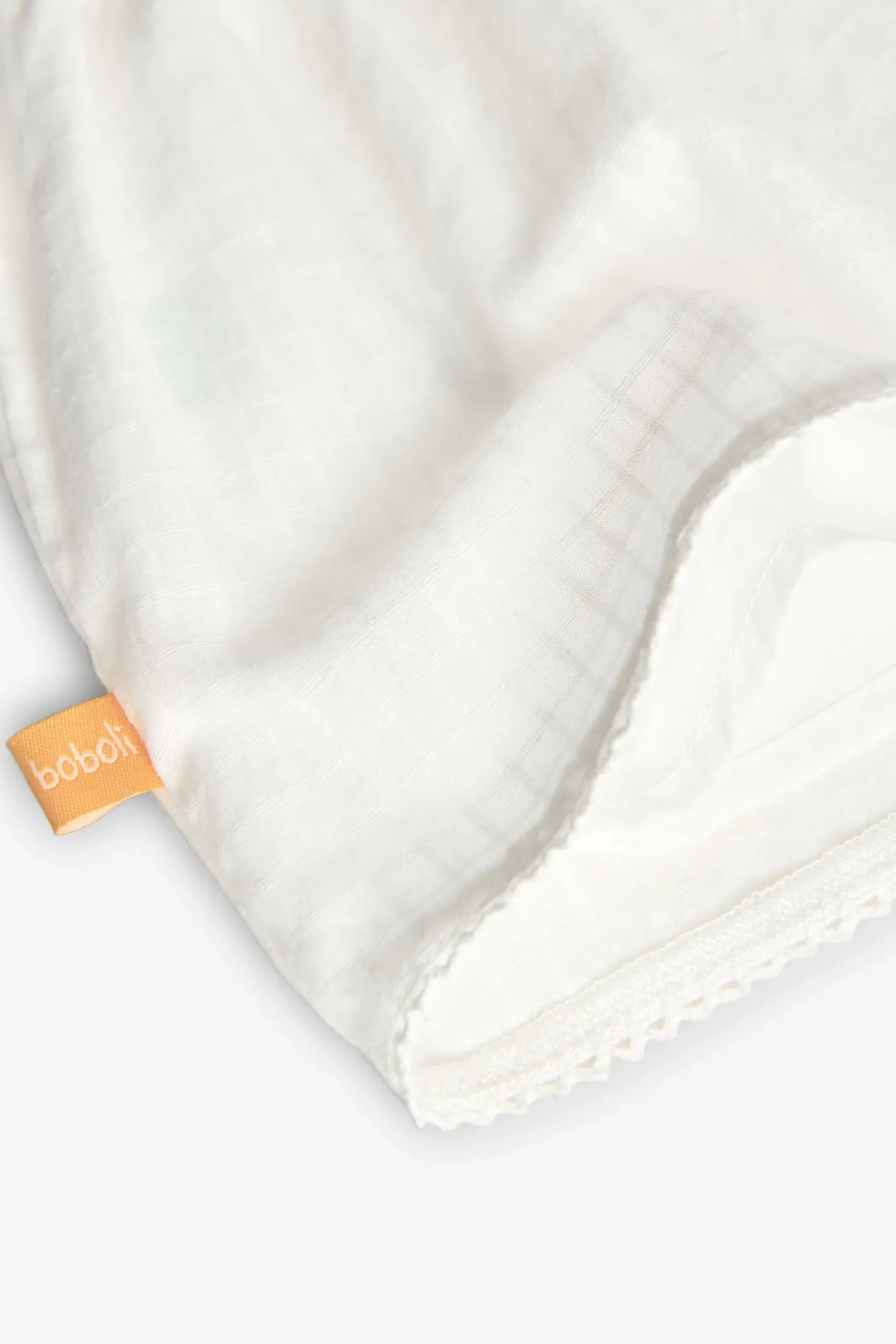 Abito in maglia per neonata di colore bianco