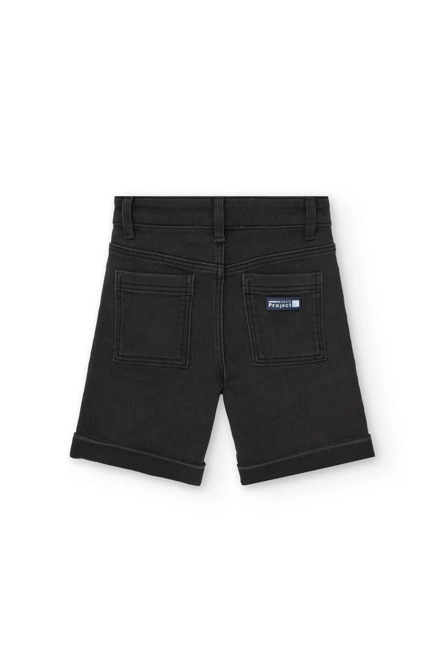 Bermuda in denim per bambino di colore nero