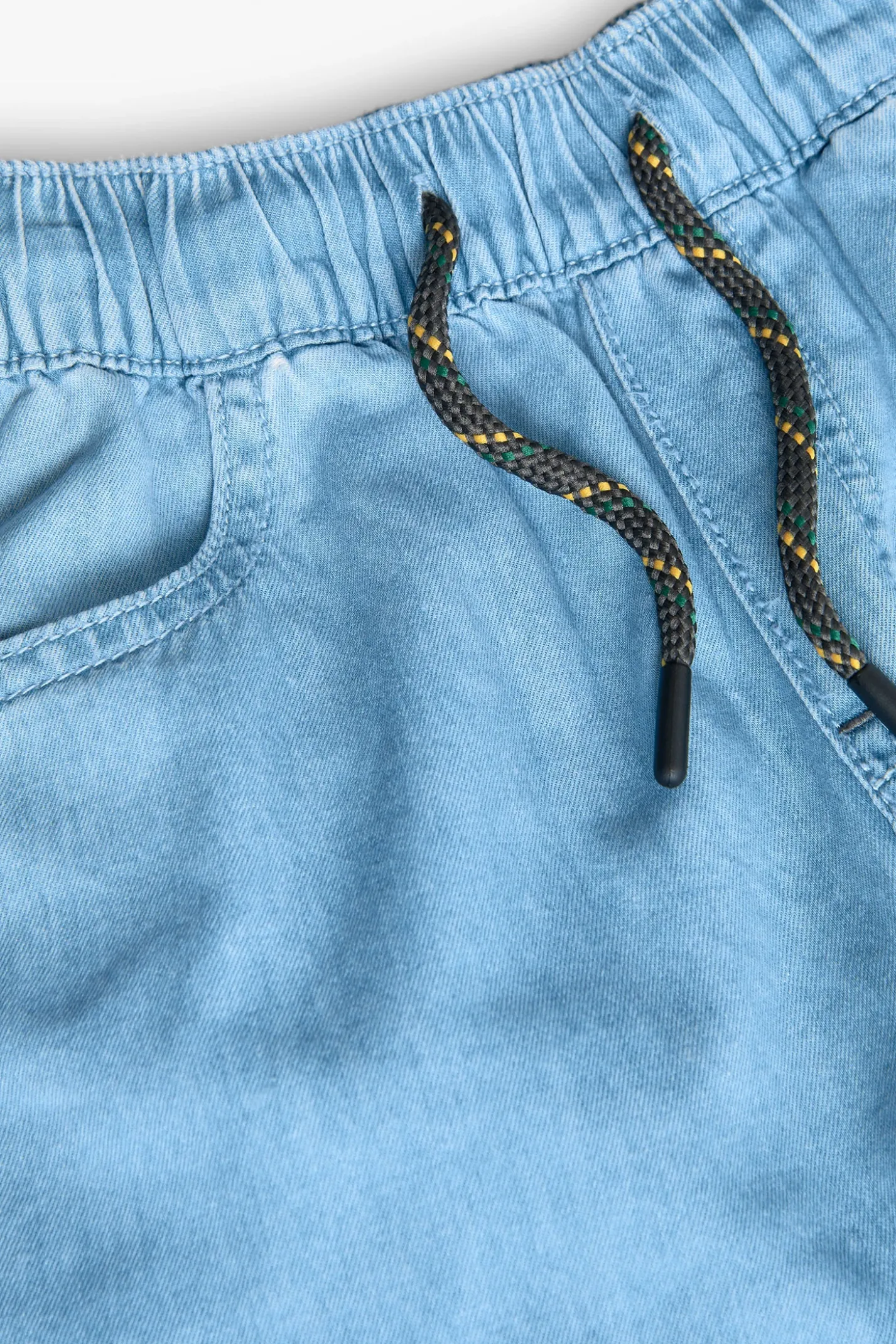 Bermuda in denim per bambino in colore bleach