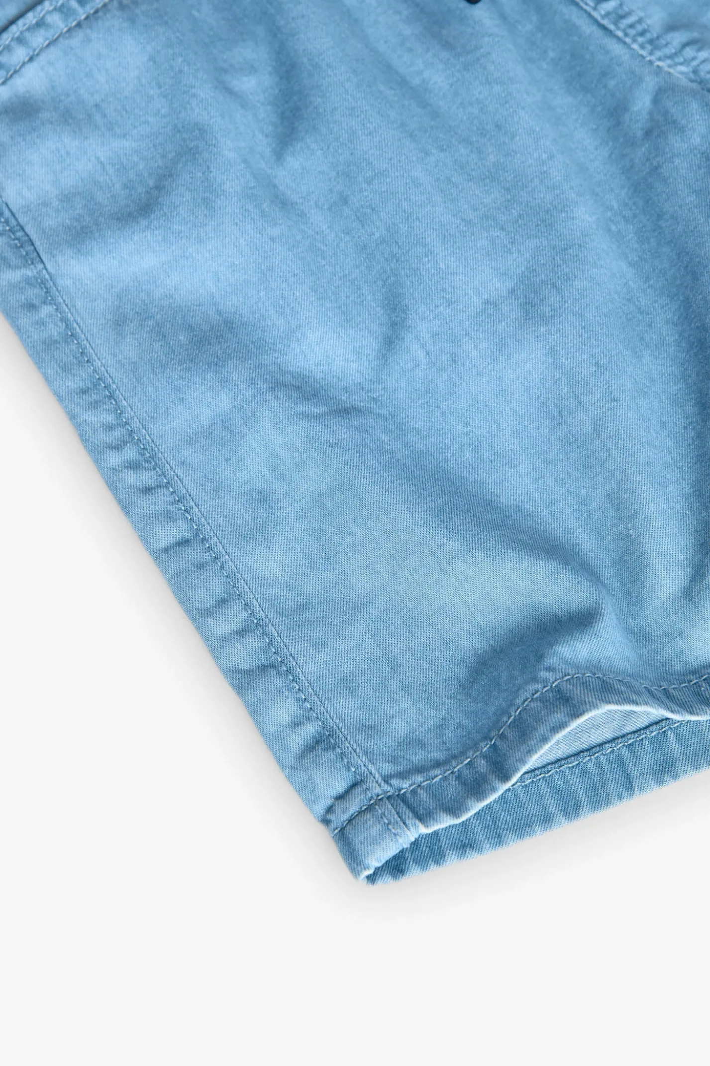 Bermuda in denim per bambino in colore bleach