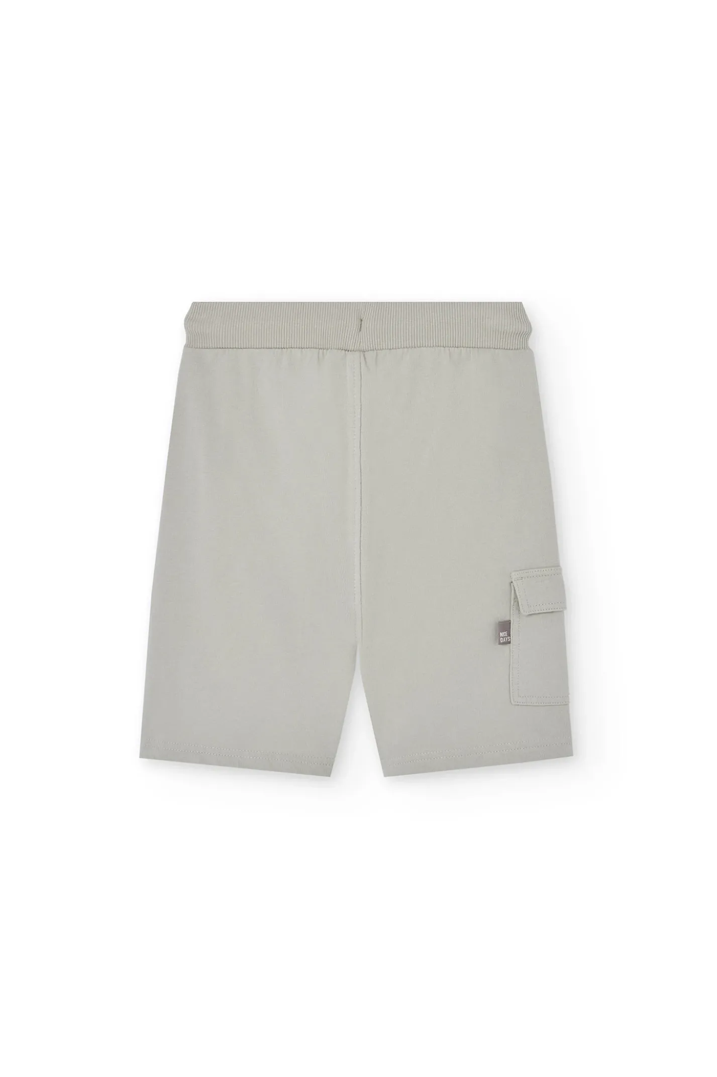 Bermuda in felpa per bambino di colore beige