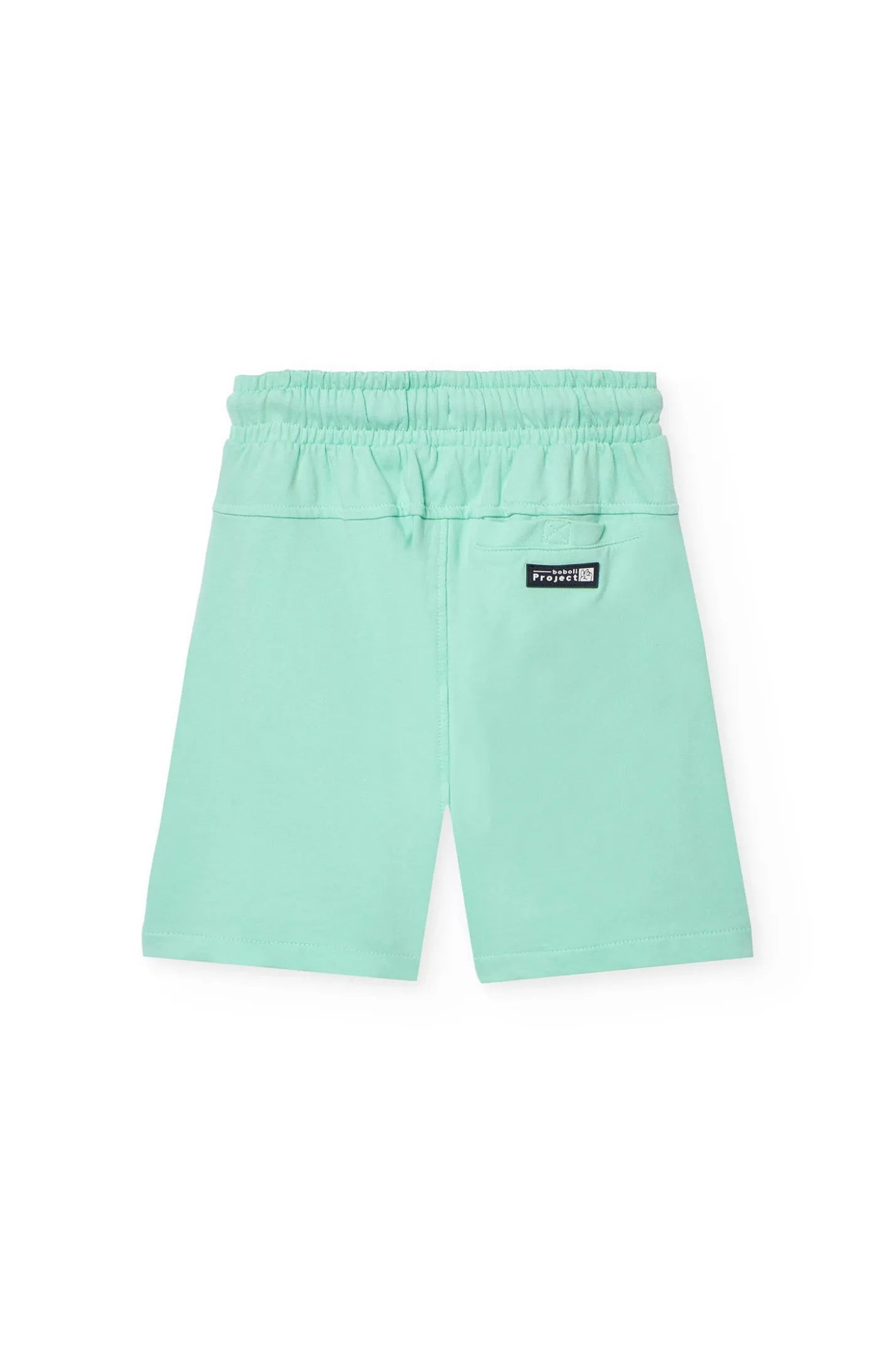 Bermuda in maglia per bambino di colore verde