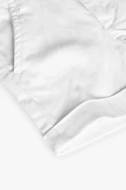 Bermuda in raso per bambino in colore bianco