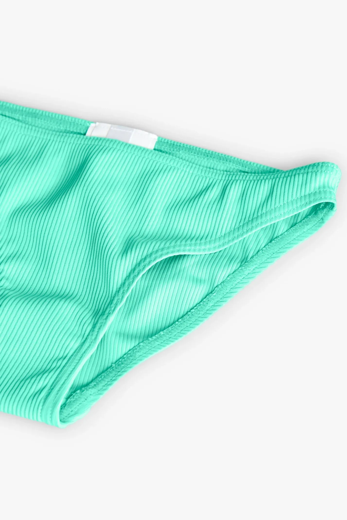 Bikini lavorato fantasia per bambina in colore verde
