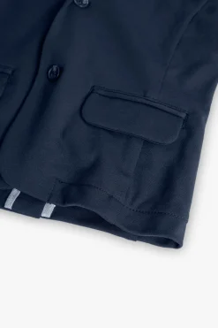 Blazer in maglia per bambino in colore blu navy