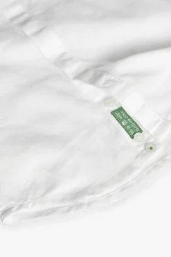 Camicia di lino per bambino bianca con manica lunga