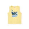 Canotta di maglia per bambino in colore giallo