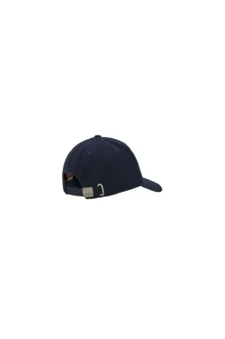 Cappello in twill blu navy