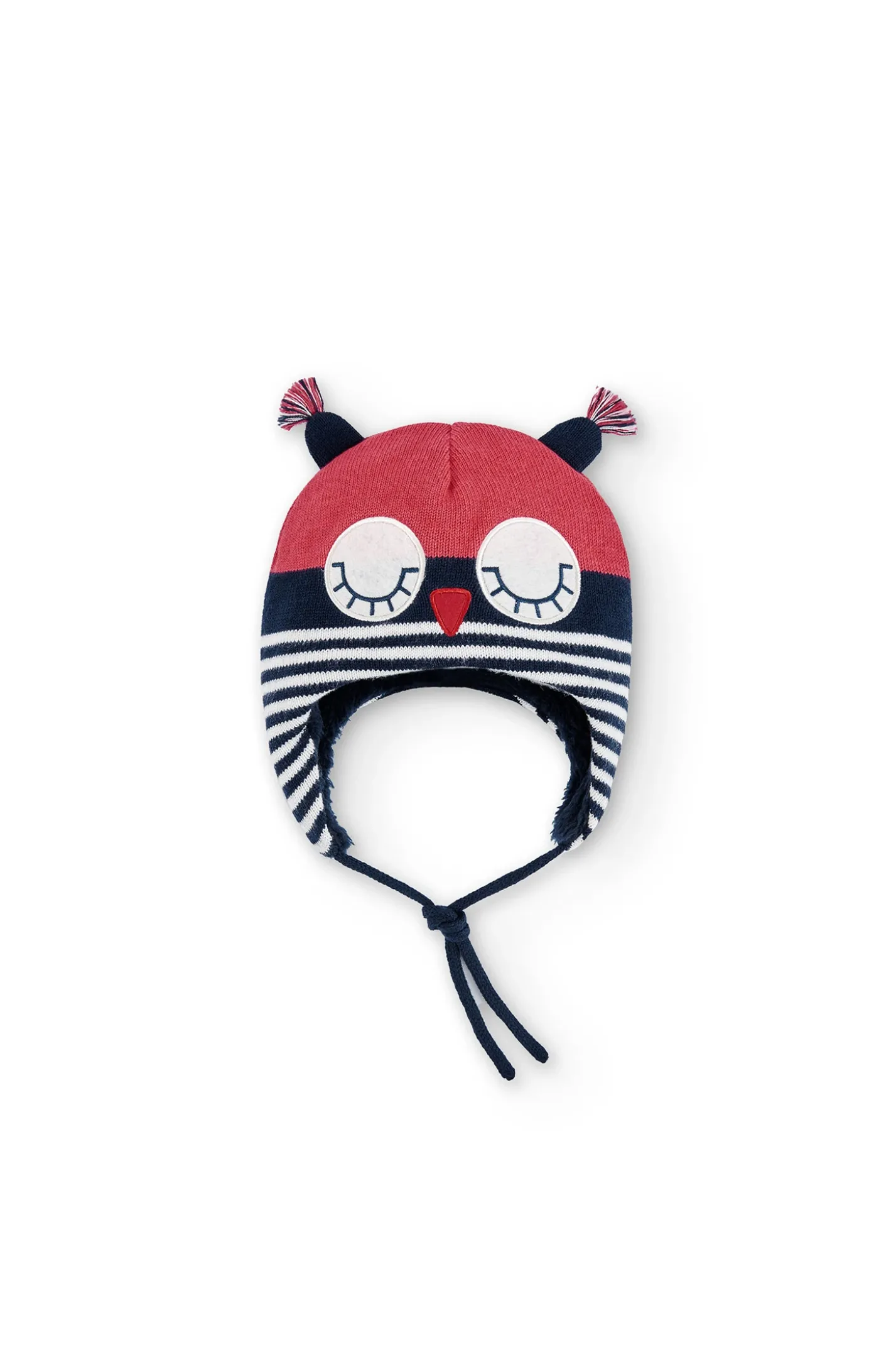 Cappello tricotosa "gufo" per neonati