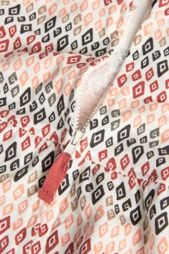 Cardigan per neonata con stampa multicolore.
