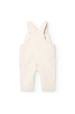 Completino in lino a maglia per bambino colore beige