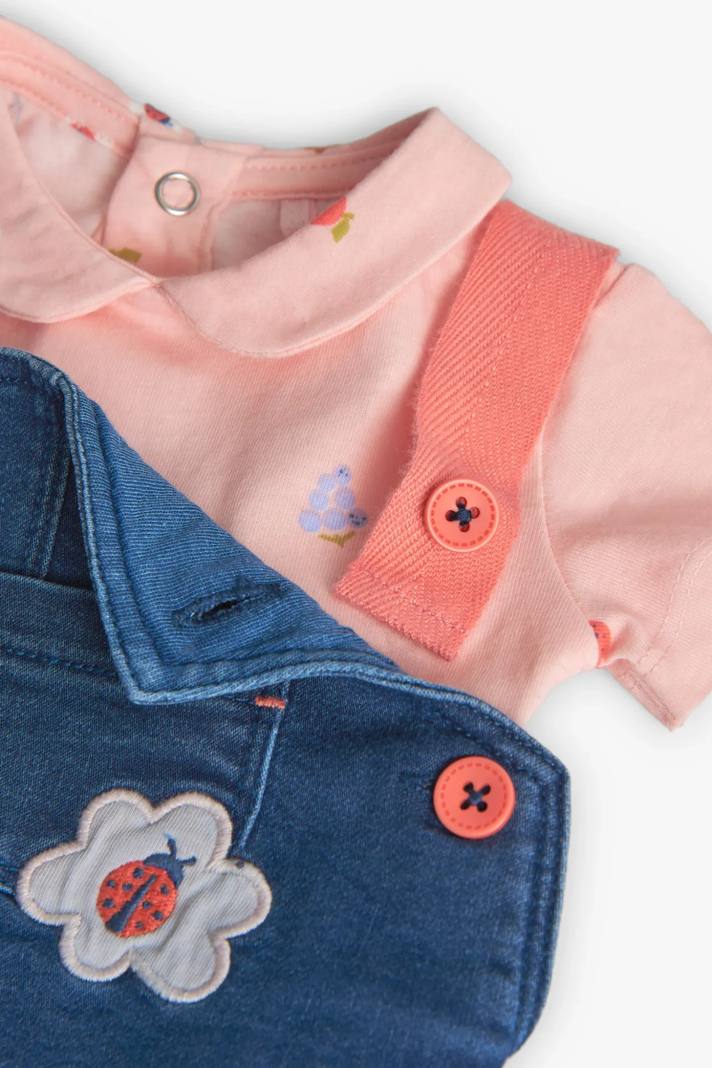 Completo di abito in maglia per bambina con stampa