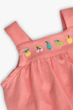 Completo di blusa e leggings in maglia per neonata in colore rosa