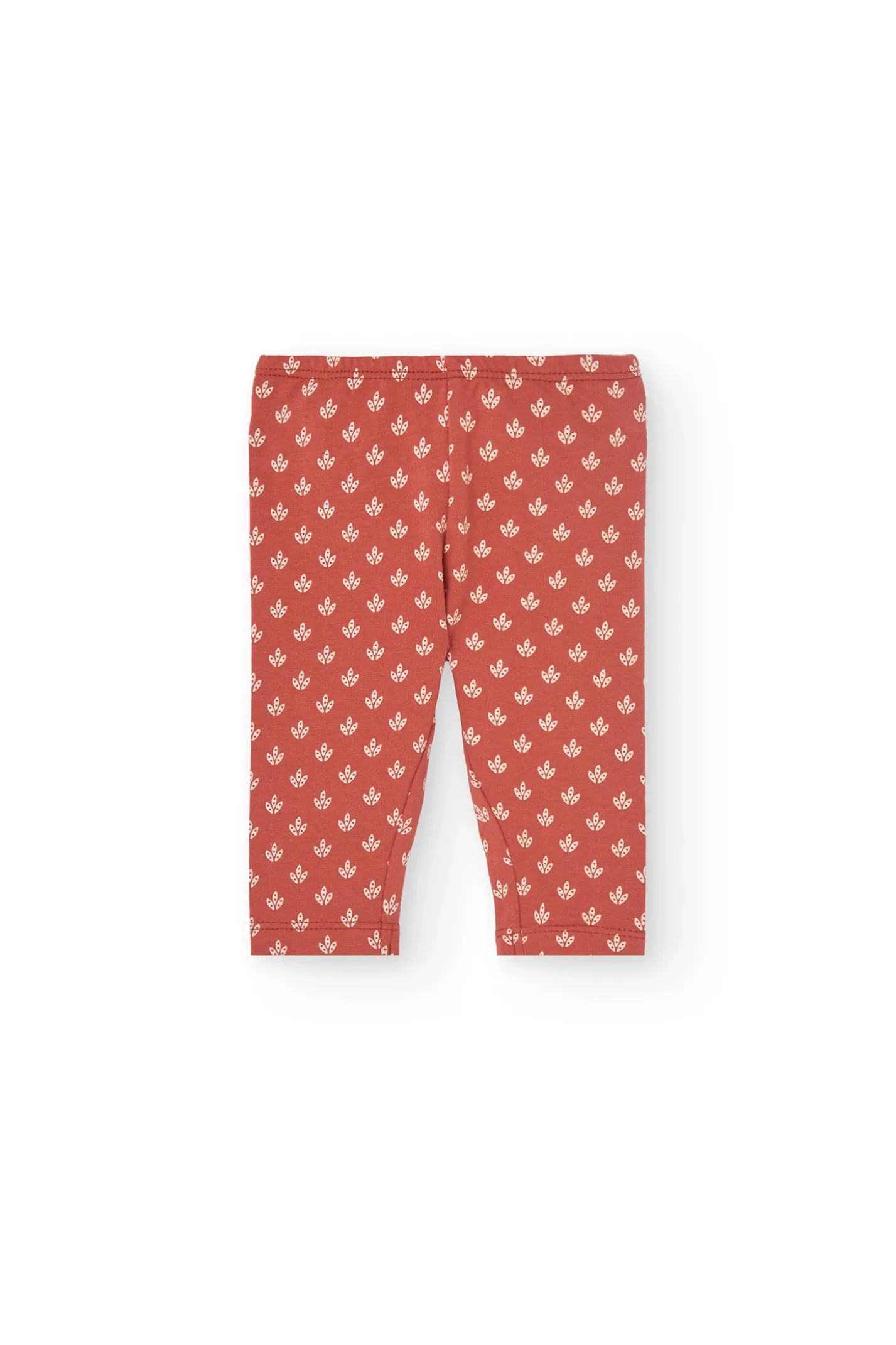 Completo di camicetta e leggings in maglia per bambina in colore bianco