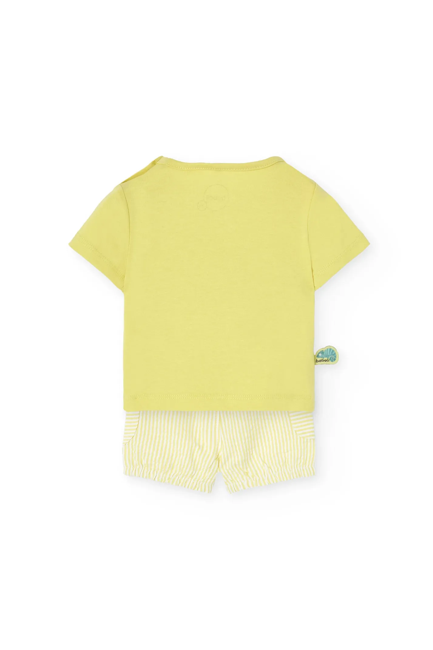 Completo in maglia combinato per neonato in colore verde