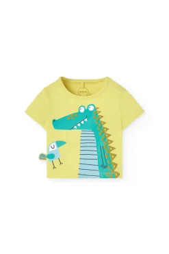 Completo in maglia combinato per neonato in colore verde