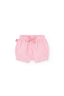 Completo in maglia per bambina neonata in colore bianco