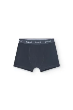 Confezione da 3 boxer in maglia per bambino con stampa in colore rosso, blu e altri colori.