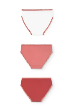 Confezione da 3 mutandine in maglia per bambina di colore rosa