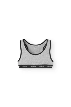 Confezione di 2 top per bambina in grigio