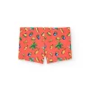 Costume da bagno in poliammide per bambino di colore rosso.