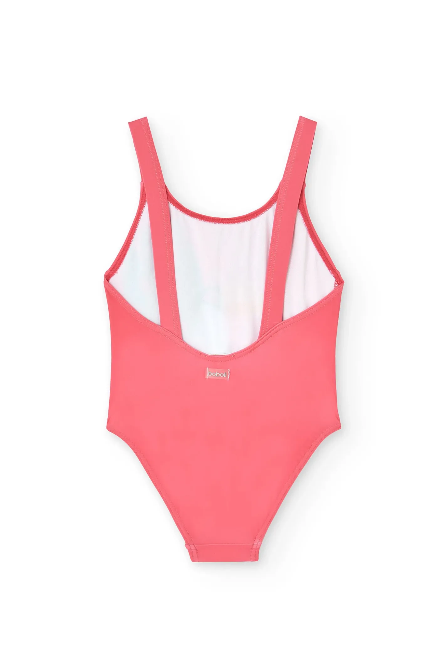 Costume da bagno in poliammide per bambina di colore rosa