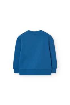 Felpa per bambino in colore blu
