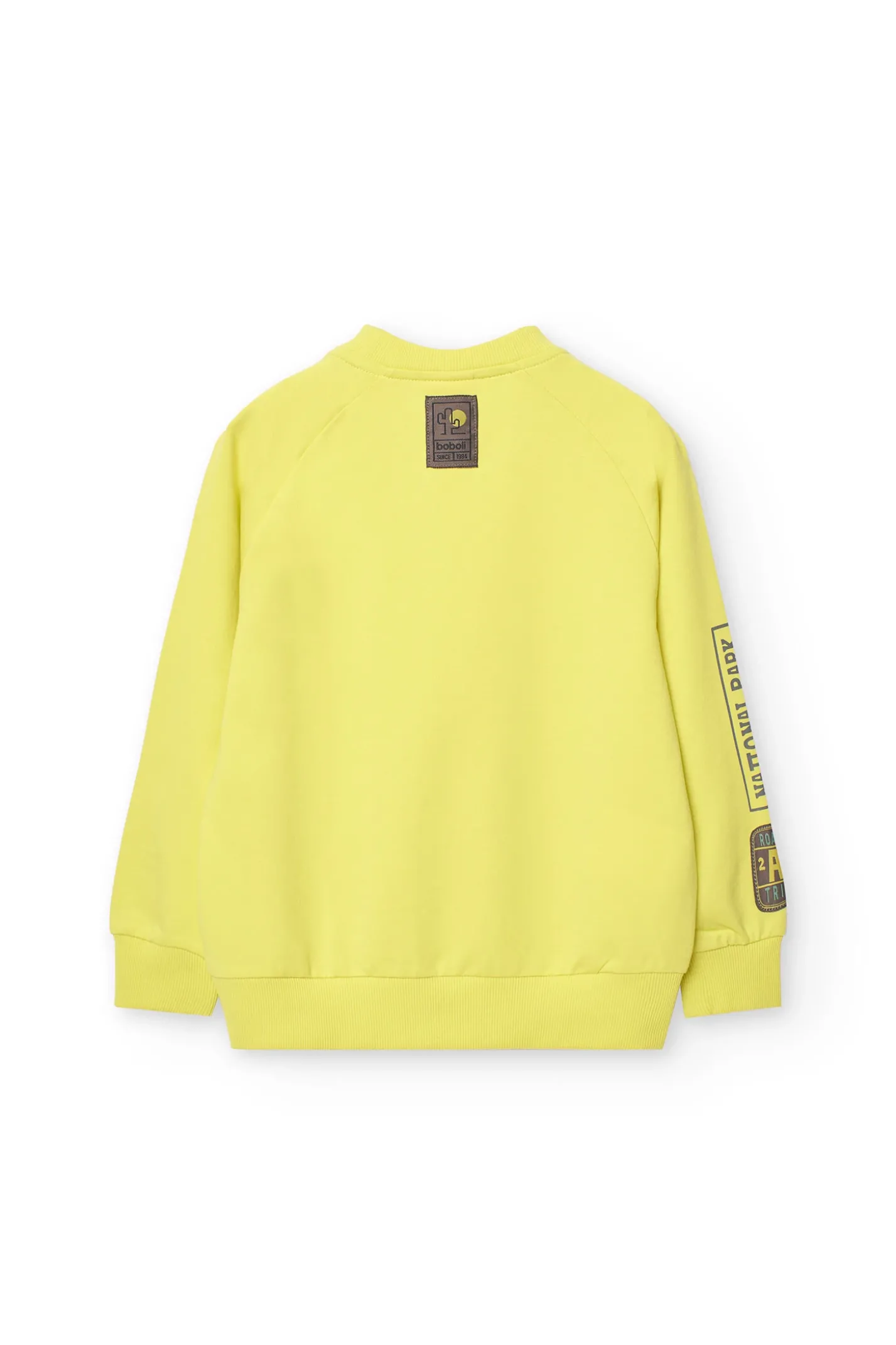 Felpa per bambino in colore verde