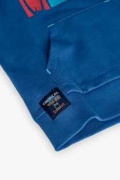 Felpa per bambino in colore blu