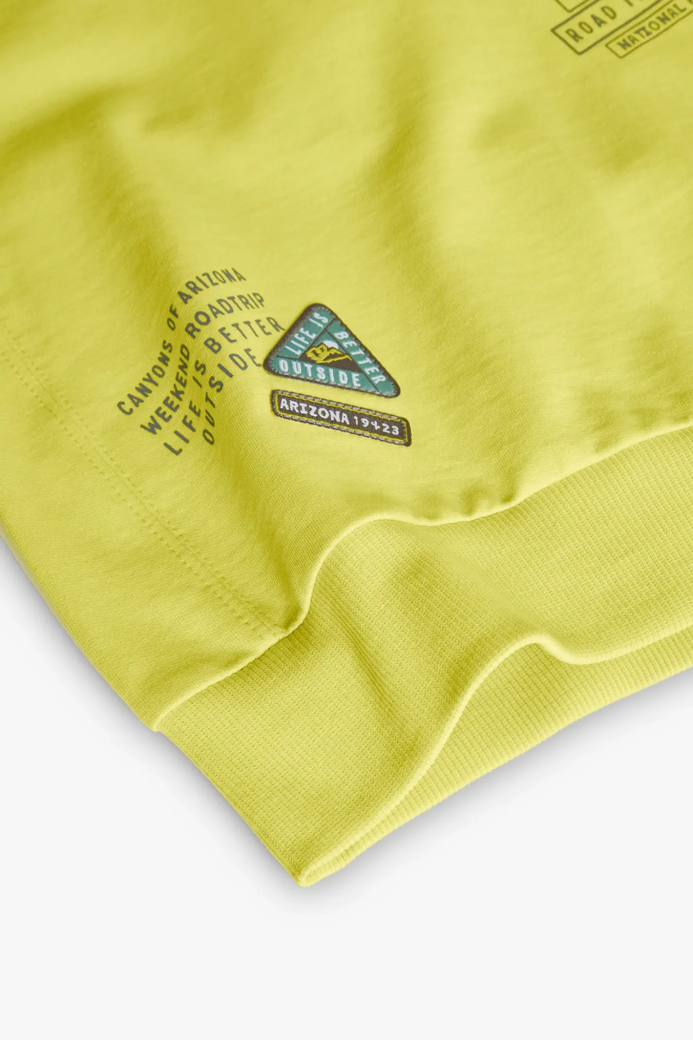 Felpa per bambino in colore verde