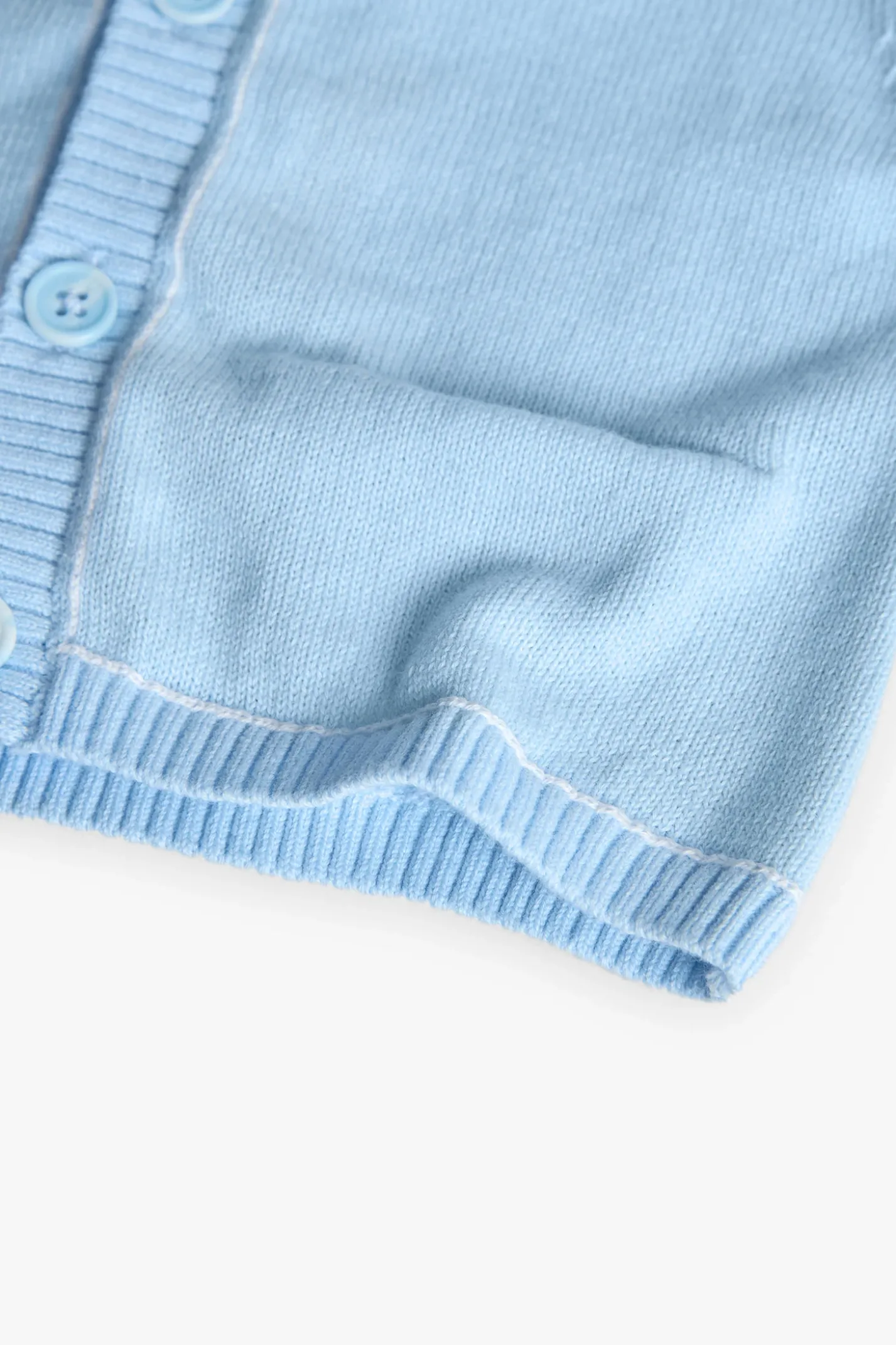 Giacca a maglia per neonato di colore blu