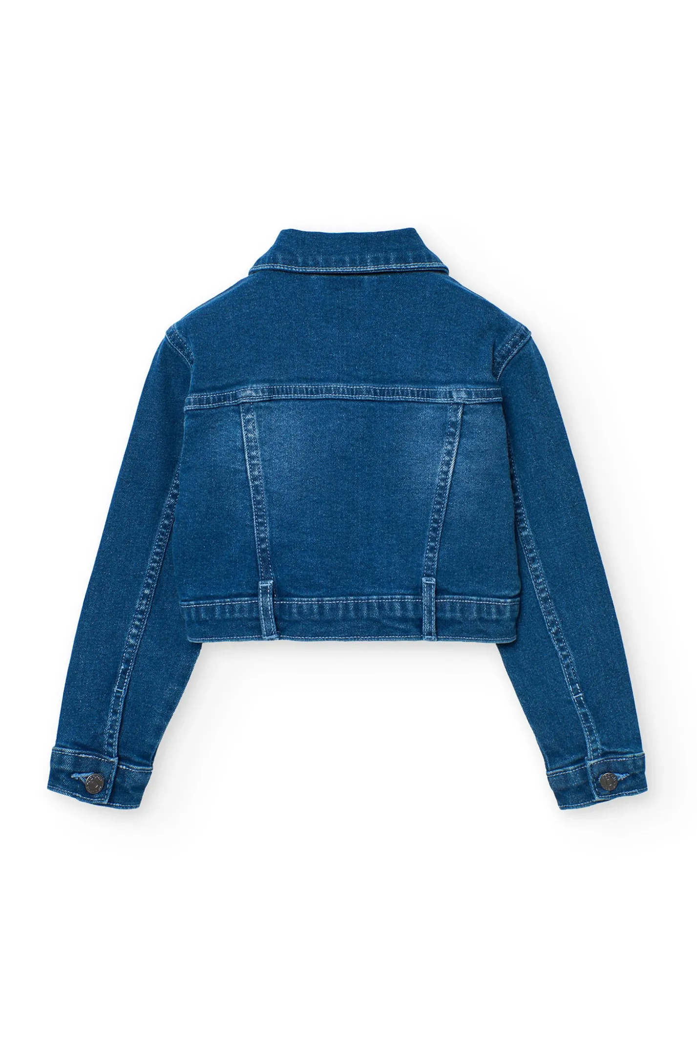 Giacca di jeans per bambina in blu