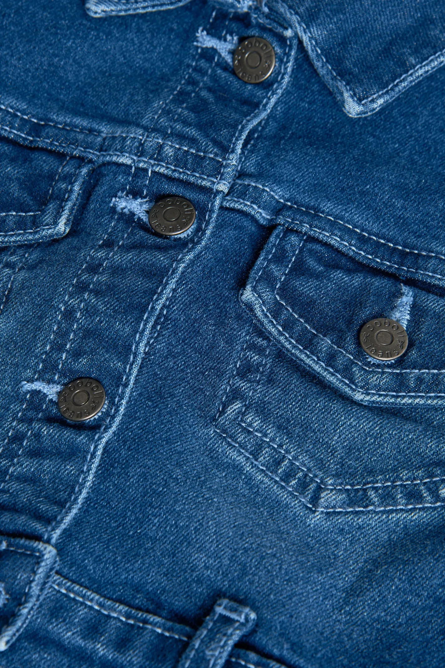 Giacca di jeans per bambina in blu