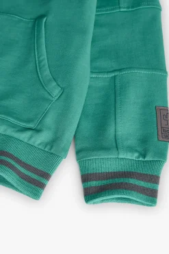 Giacca in felpa per bambino in verde
