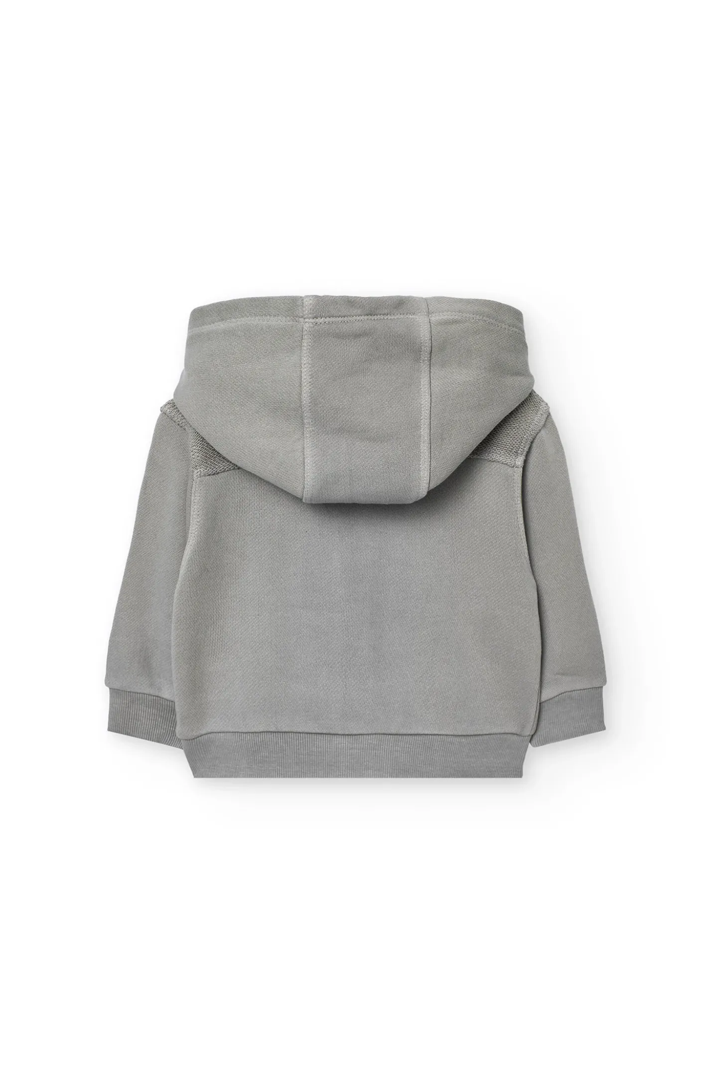 Giacca in pile per bambino in grigio scuro
