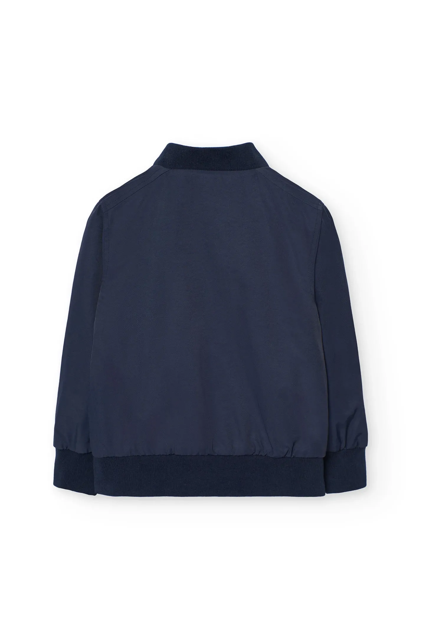 Giacca reversibile per bambino in blu navy e beige