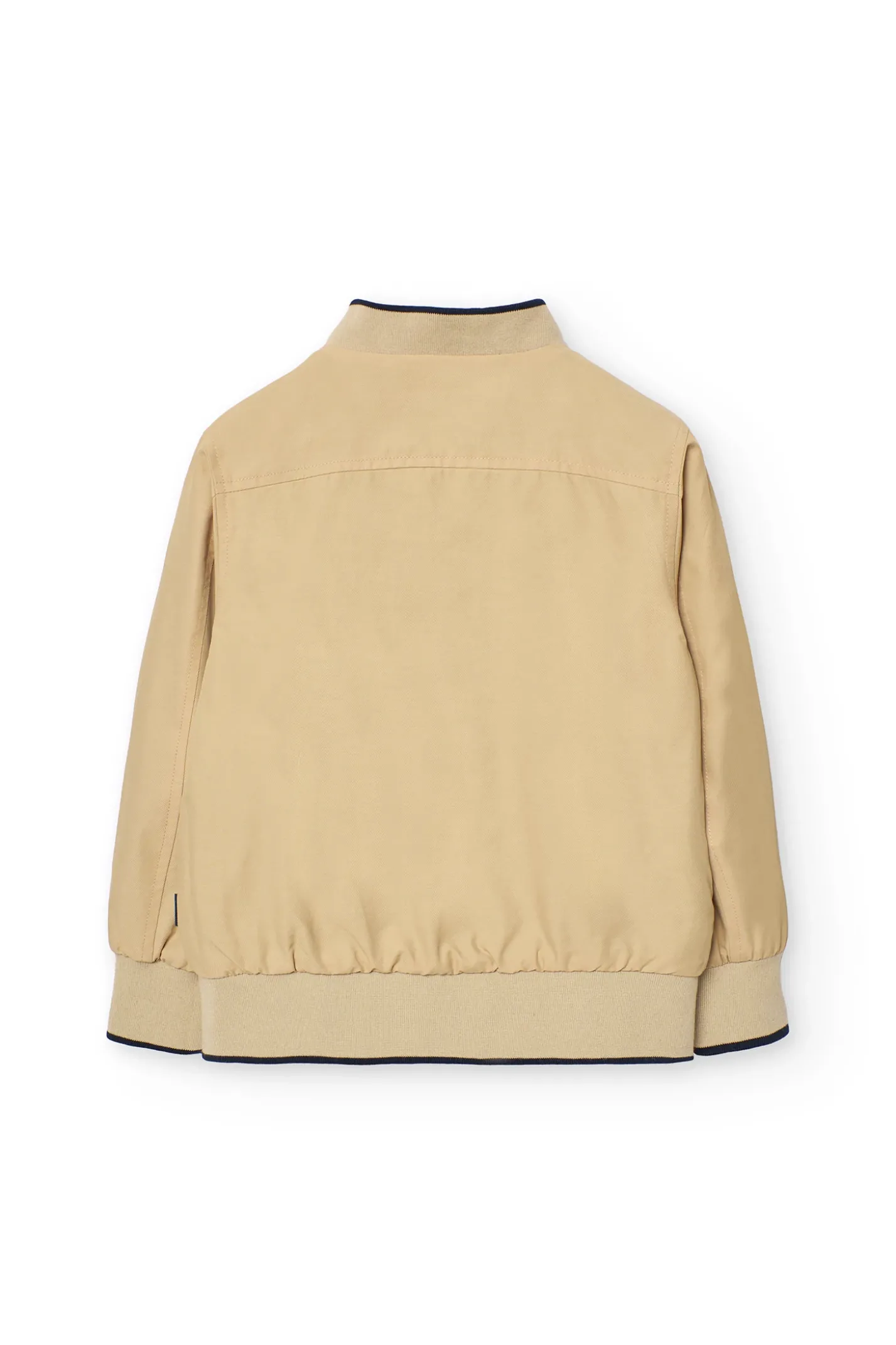 Giacca reversibile per bambino in blu navy e beige