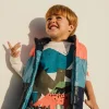 Gilet reversibile per bambino in colore blu navy
