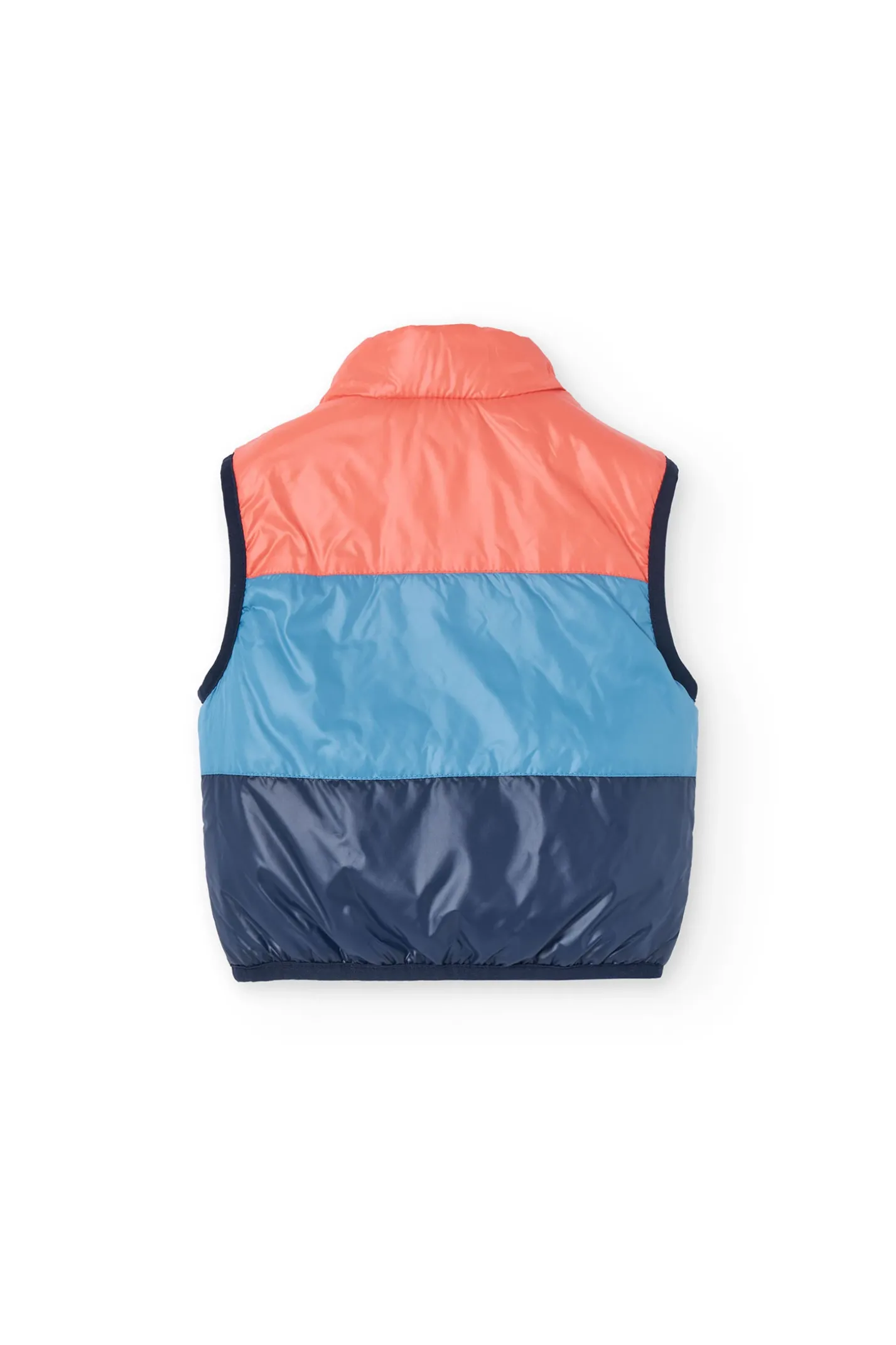Gilet reversibile per bambino in colore blu navy