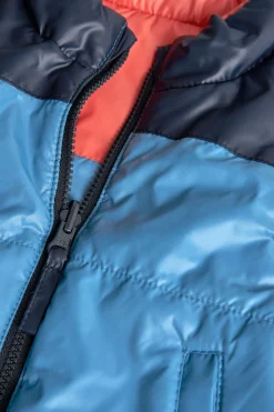 Gilet reversibile per bambino in colore blu navy