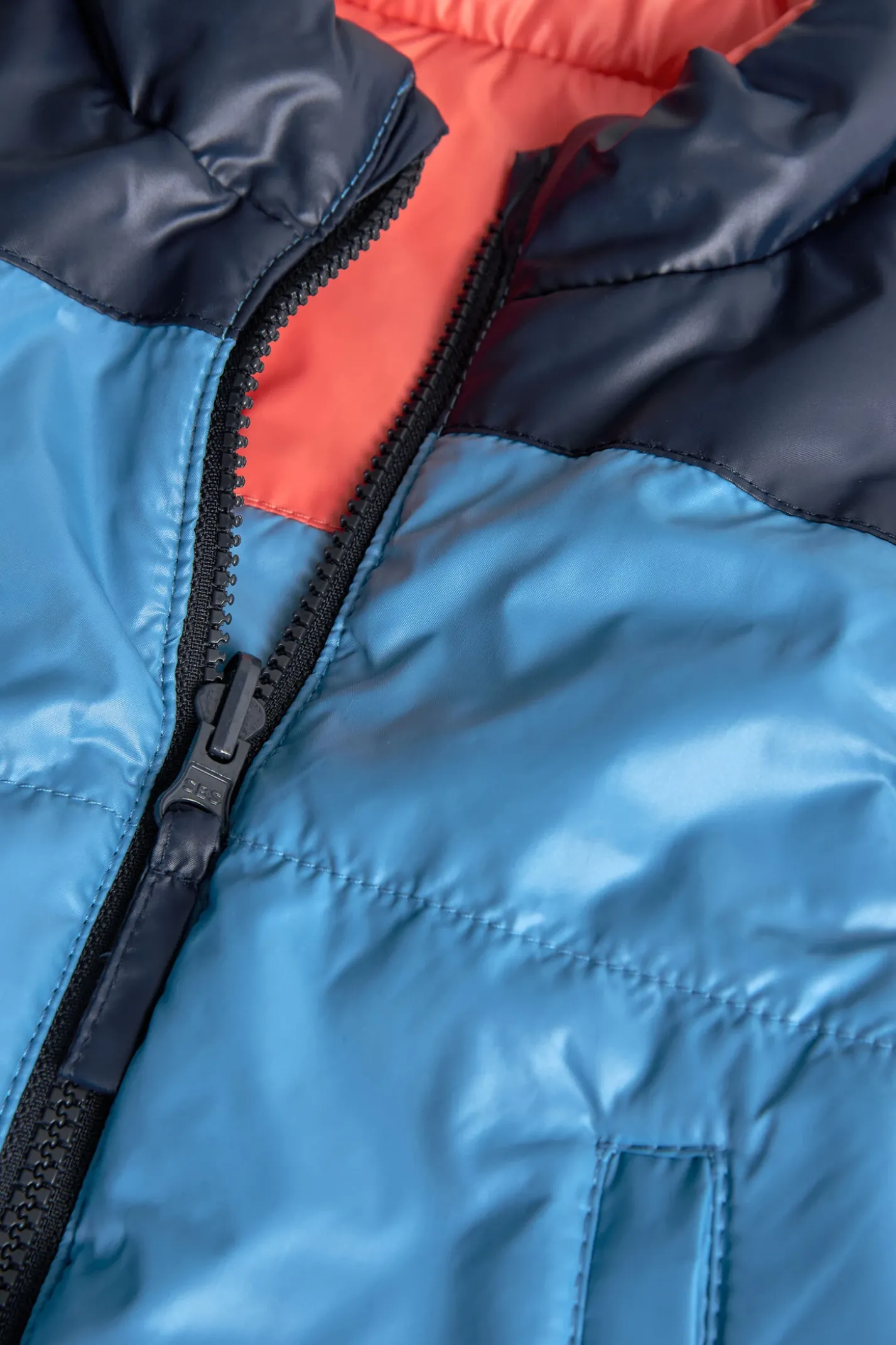 Gilet reversibile per bambino in colore blu navy