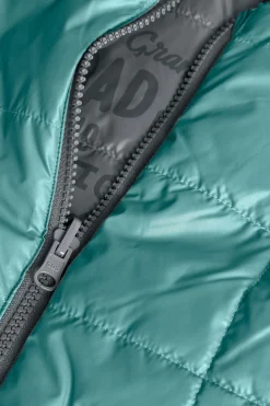 Gilet reversibile per bambino in colore grigio e verde