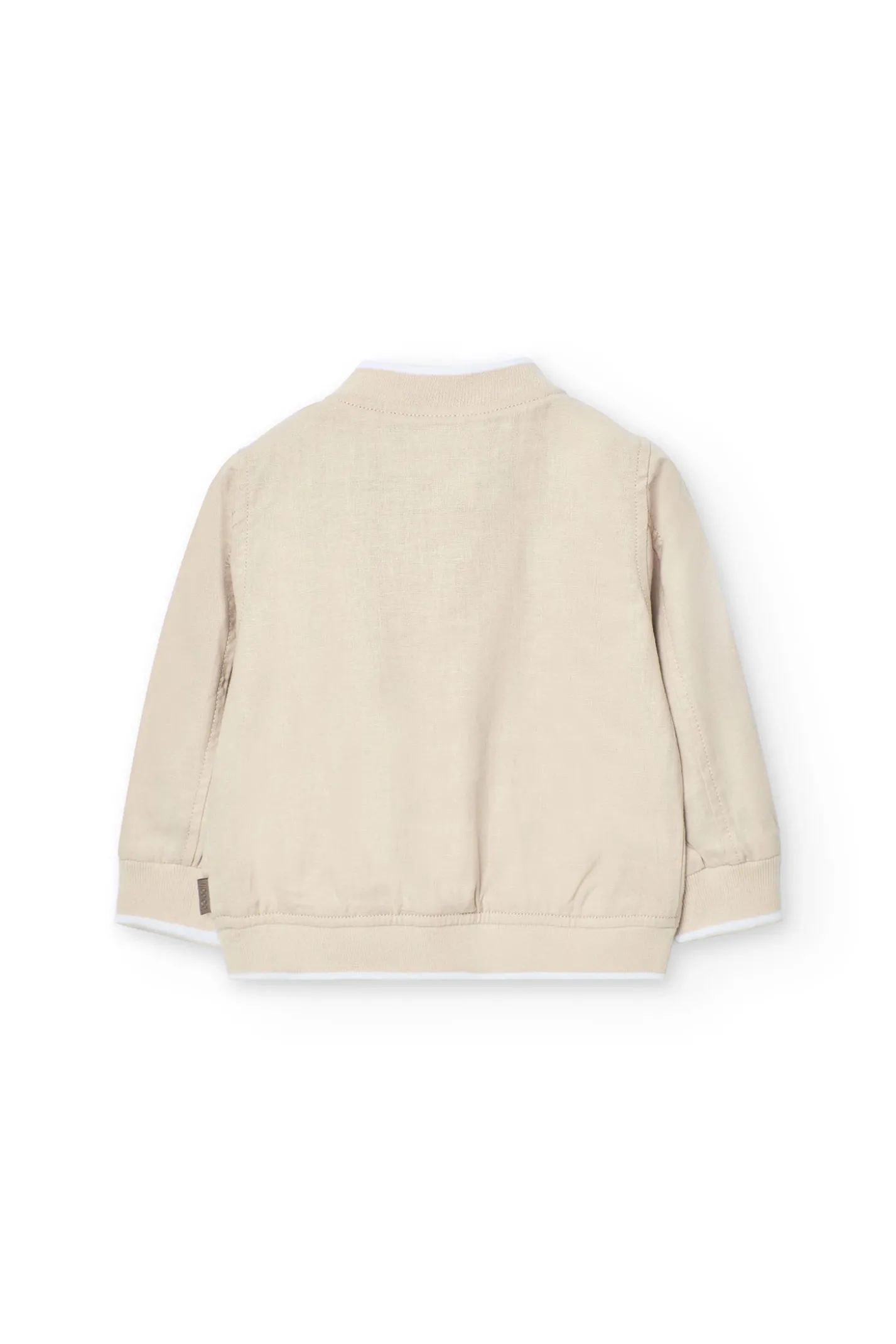 Giubbino di lino per bambino in colore beige