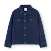 Giubbotto felpato denim unisex
